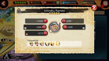 Продажа аккаунта NARUTO X BORUTO NINJA VOLTAGE на тороговой площадке